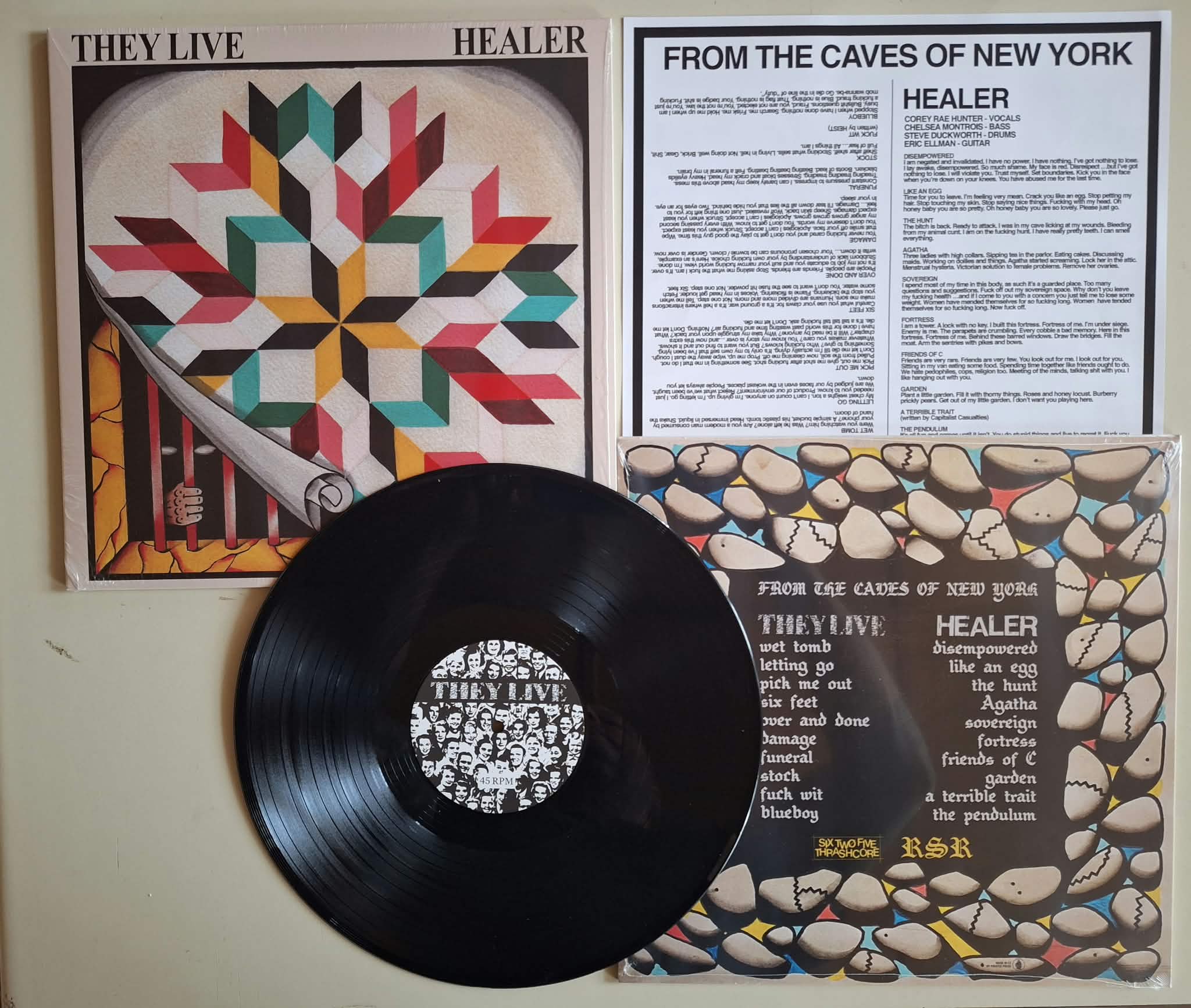 THEY LIVE / HEALER SPL LP